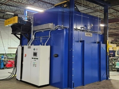 Gas-Fired Batch Oven for Heat Treating Amorphous Metal Cores