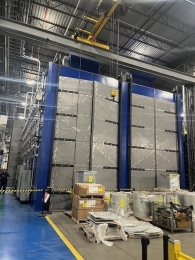 Electrically heated massive batch oven for transformer curing